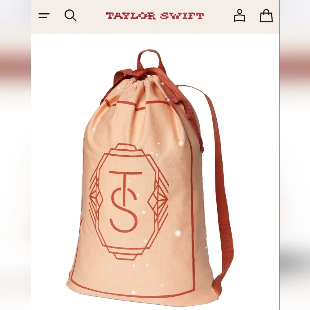 NWT Taylor Swift The Life of a Showgirl Show Girl Laundry Bag TS Monogram TLOAS